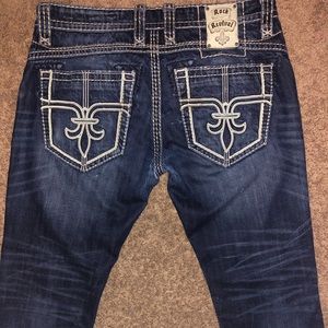 Rock Revival Jeans Mens 34- Slim Fit.